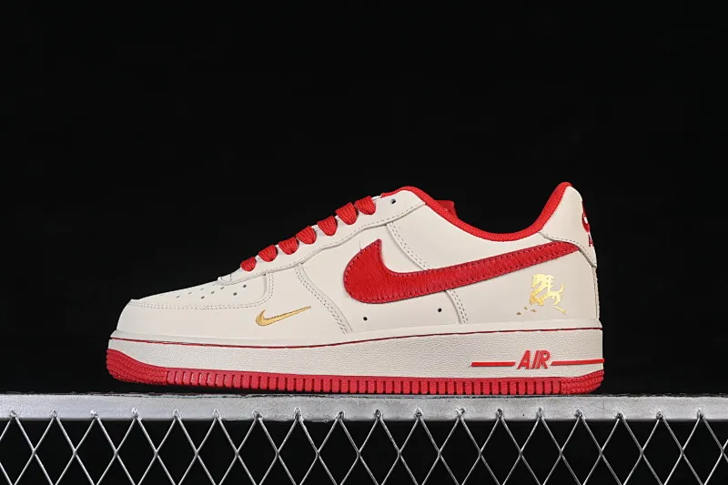 All Categories Nk Air Force 1 Air Force Series Nk Air Force 1 Low Air Force Low Nike Air Force 1'07 Low Year of the Horse Limited Off-white Yanhong Air Force 1 Low-top Casual Shoes NH0601-513